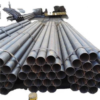 qualidade  High Quality 40 Inch Gas Schedule ERW Welded 6 Carbon Black Steel Pipe Transmission fábrica