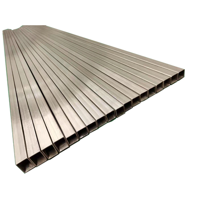 Tubo de titânio quadrado industrial sem costura Tubo de titânio Sb 338 GR 2